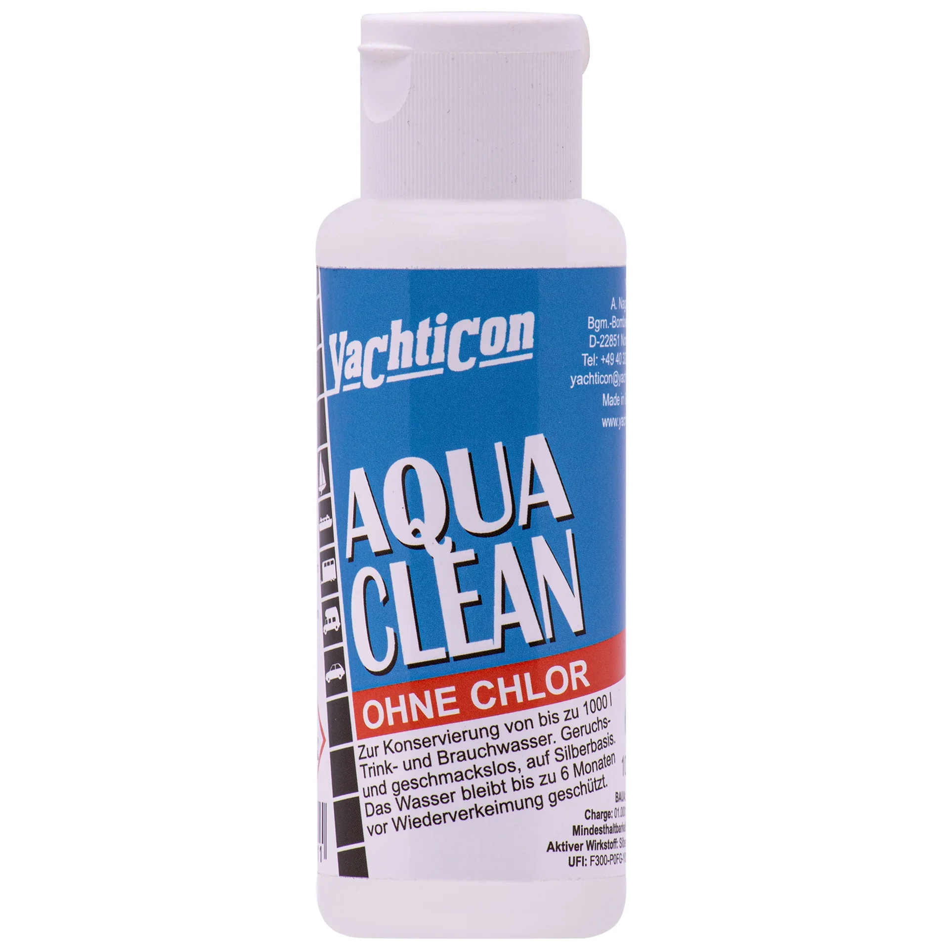 "YACHTICON Aqua Clean AC 1000 flüssig ohne Chlor 100 ml image"