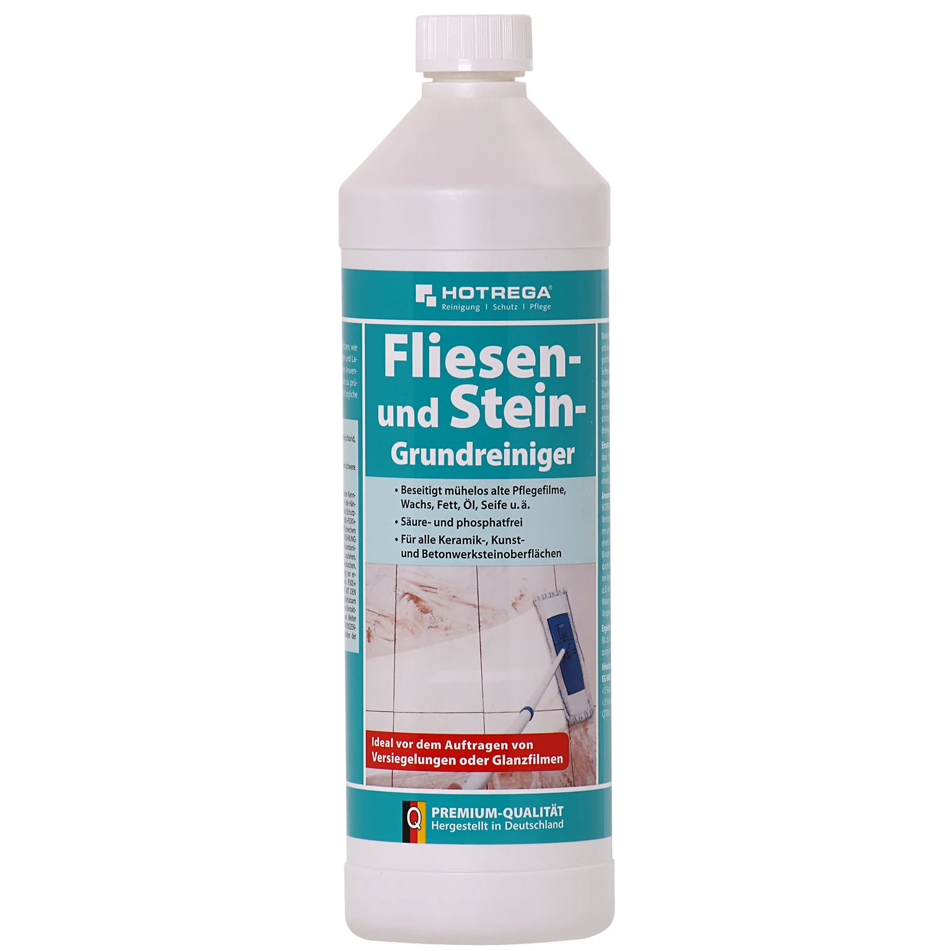 "HOTREGA Fliesen und Stein Grundreiniger 1 Liter Konzentrat image"