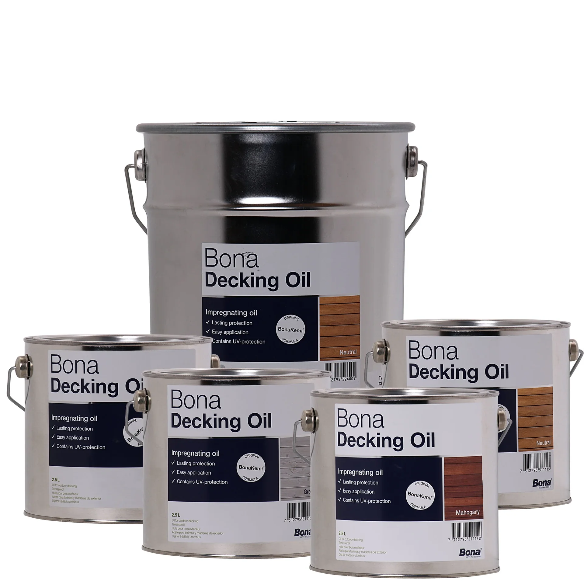 BONA Decking Oil Imprägnieröl für Terrassendecks im Außenbereich in verschiedene