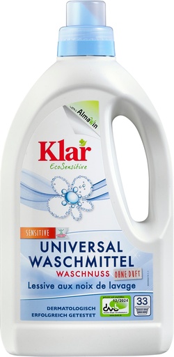 KLAR Universal Waschmittel Waschnuss flüssig 1,5 Liter