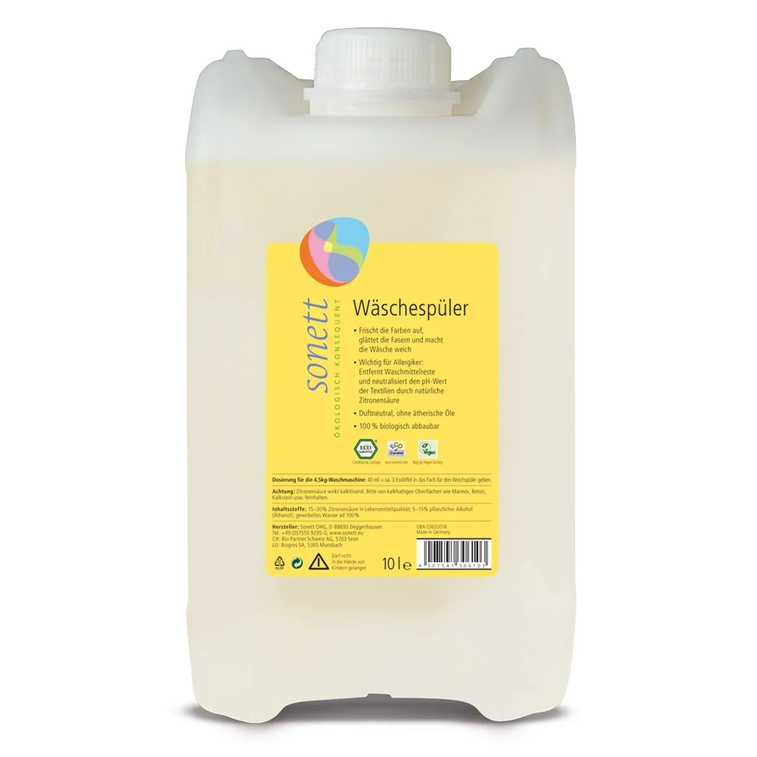 "SONETT Wäschespüler 10 Liter image"