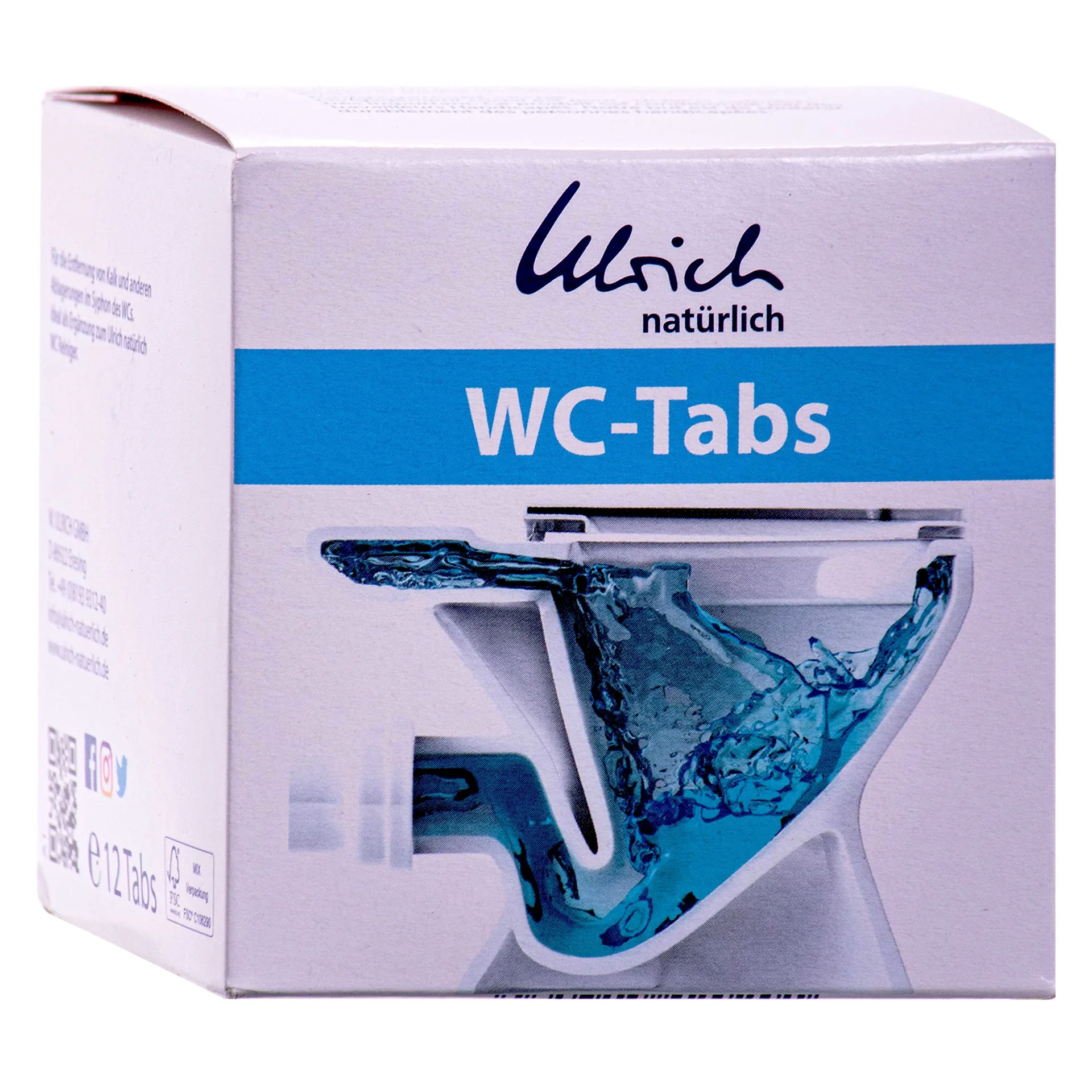 "ULRICH natürlich WC Reiniger Tabs 12 Stck. image"