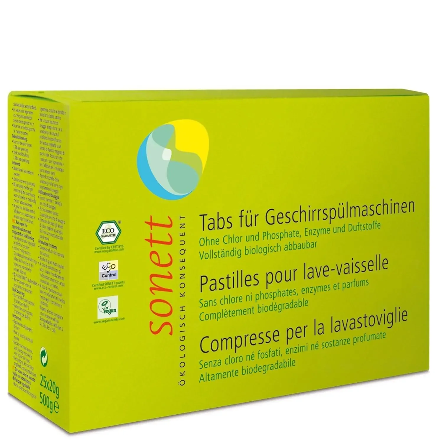 SONETT Geschirrspülmittel Tabs 25 x 20 g 500 g