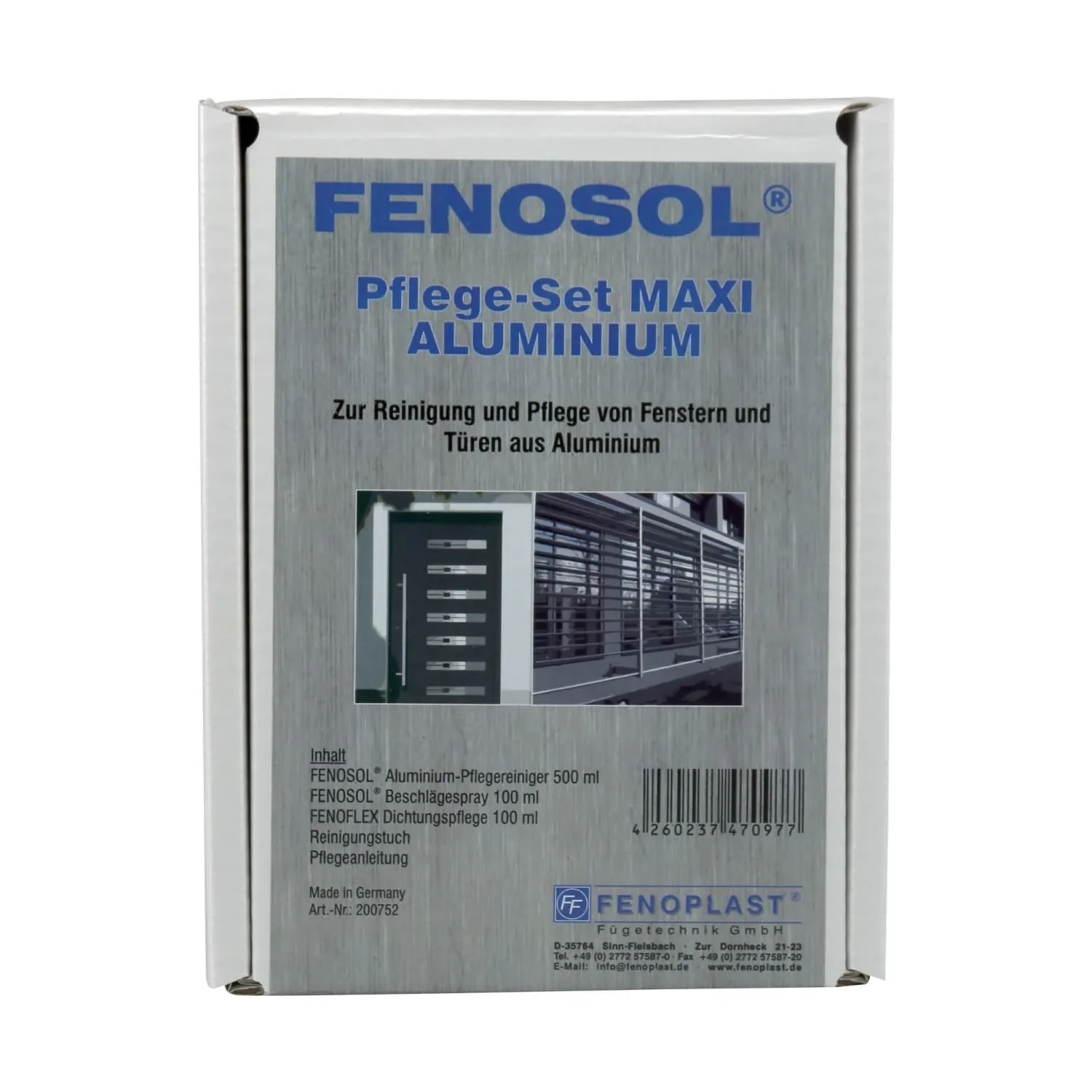 "FENOPLAST Fenosol Pflege-Set Aluminium MAXI image"