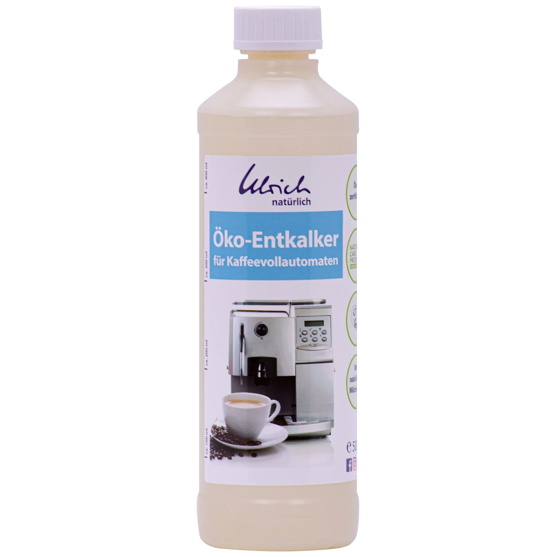 "ULRICH natürlich Öko Entkalker 500 ml für Kaffeevollautomaten image"