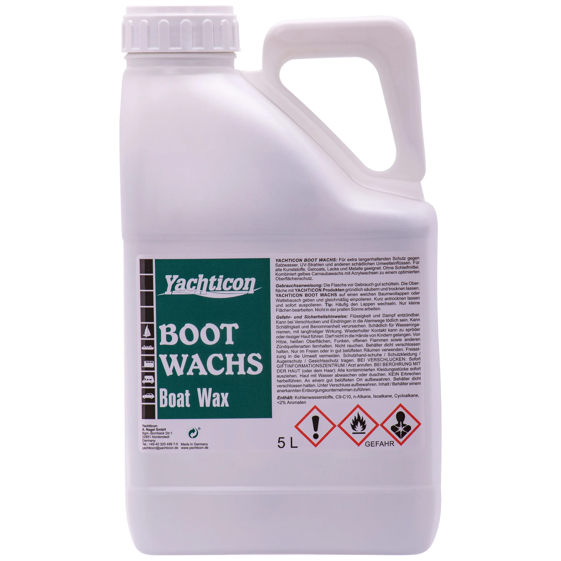 "YACHTICON Boot Wachs 5 Liter image"
