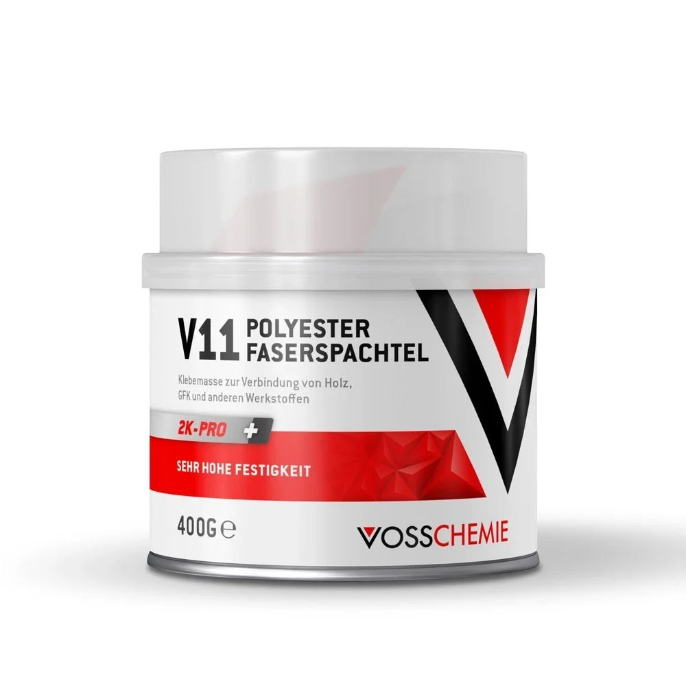 "VOSSCHEMIE V11 Polyester Faserspachtel 2K Pro 400 g image"