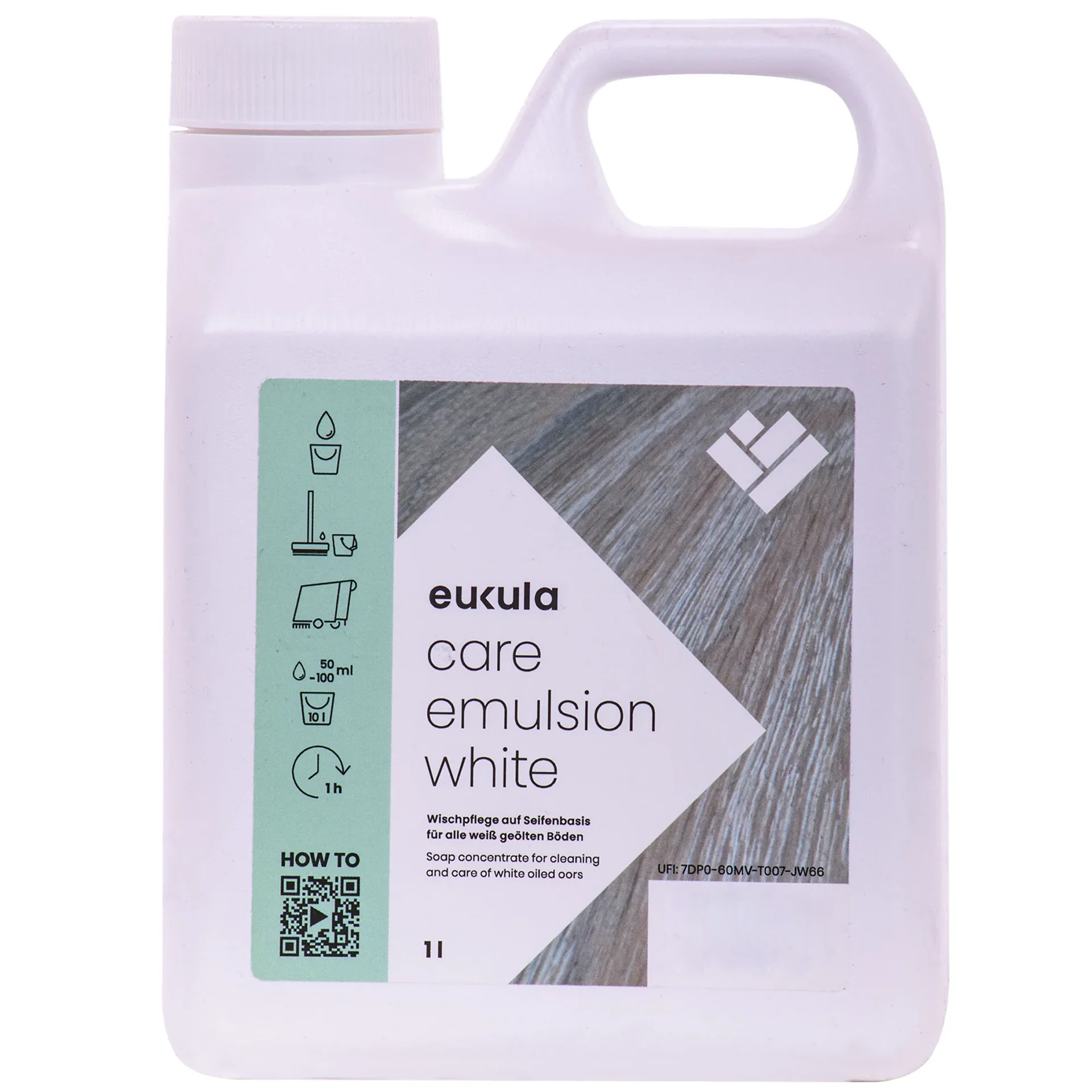 "eukula care emulsion weiß 1 Liter Pflegeemulsion image"
