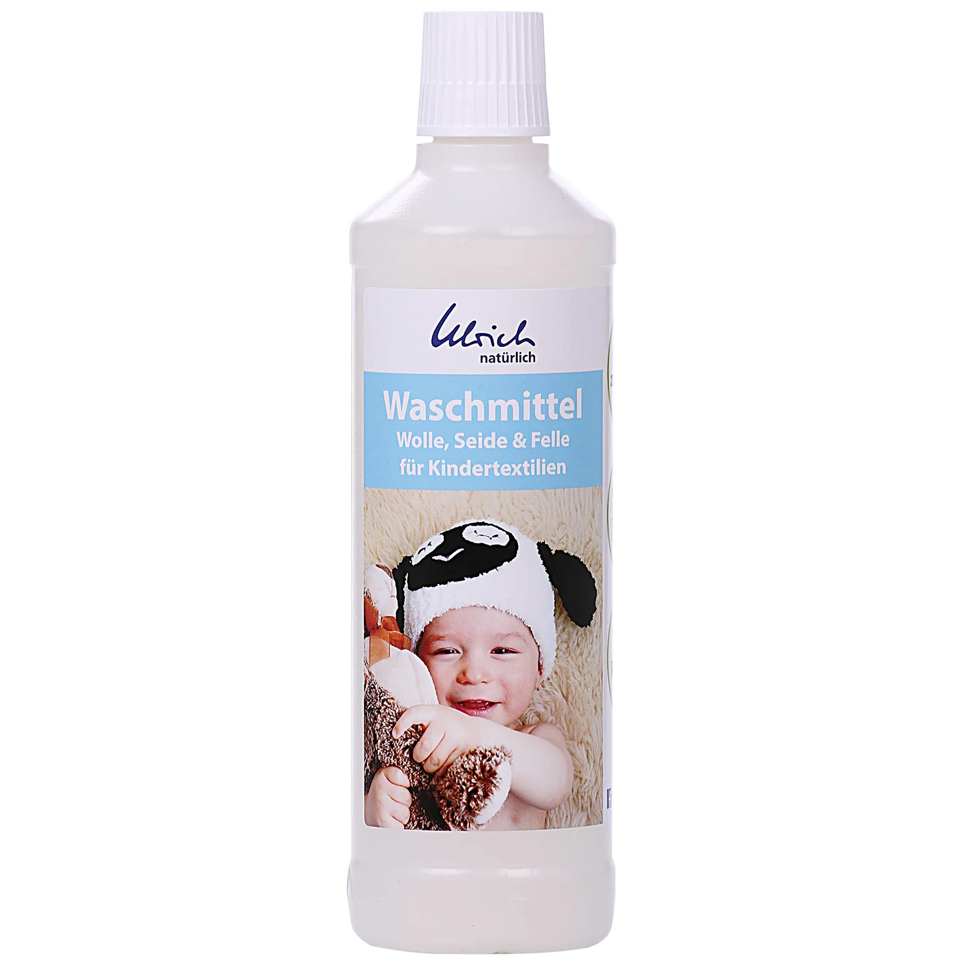 "ULRICH natürlich Waschmittel für Kindertextilien 500 ml flüssig Wolle, Seide & Felle image"