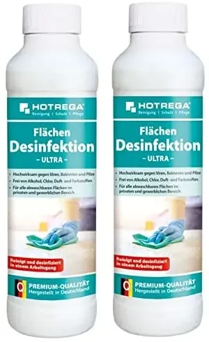 "HOTREGA Flächendesinfektion 2 x 500 ml mit Spritzeinsatz image"