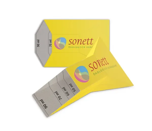 "SONETT Waschmitteldosierer gelb 1 Stck. aus Pappe image"