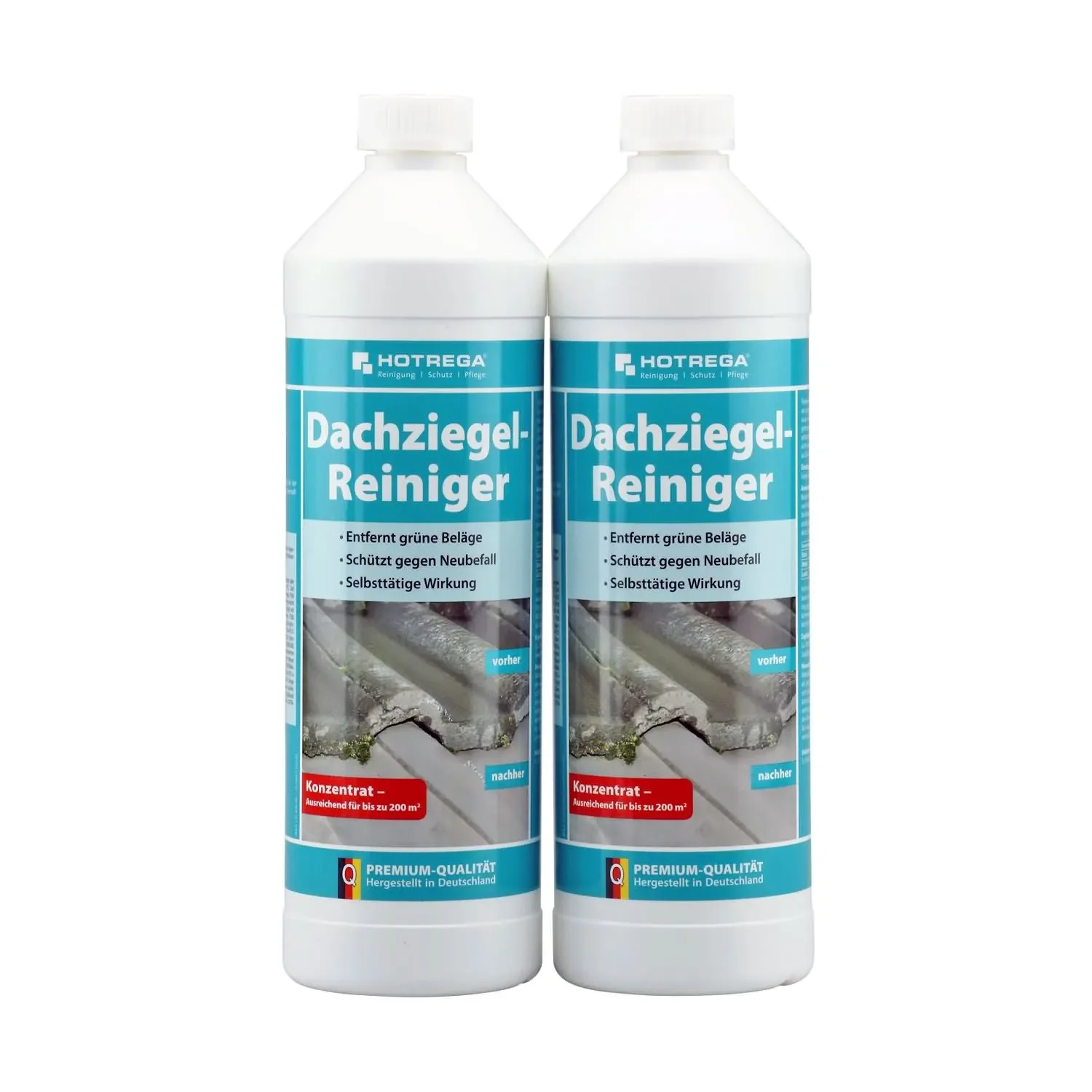"HOTREGA Dachziegel Reiniger Konzentrat 2 x 1 Liter image"