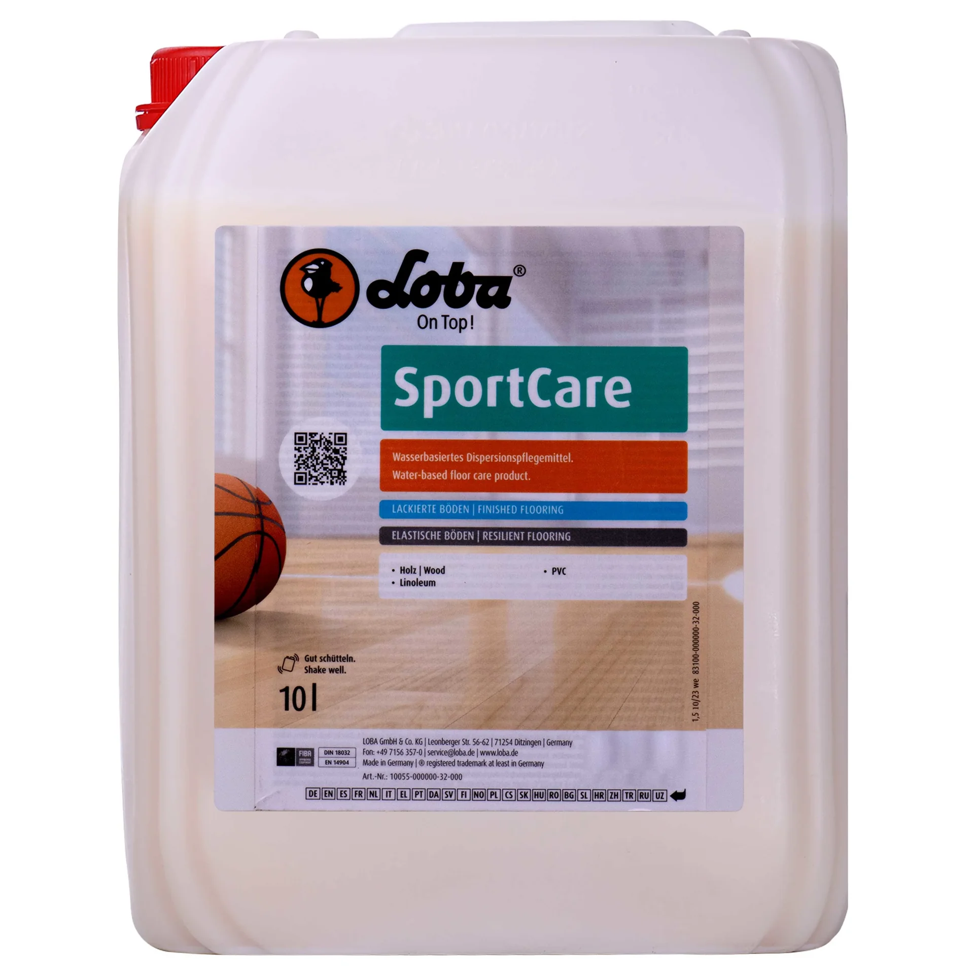 "LOBA SportCare 10 Liter Dispersionspflegemittel nach DIN18032 image"