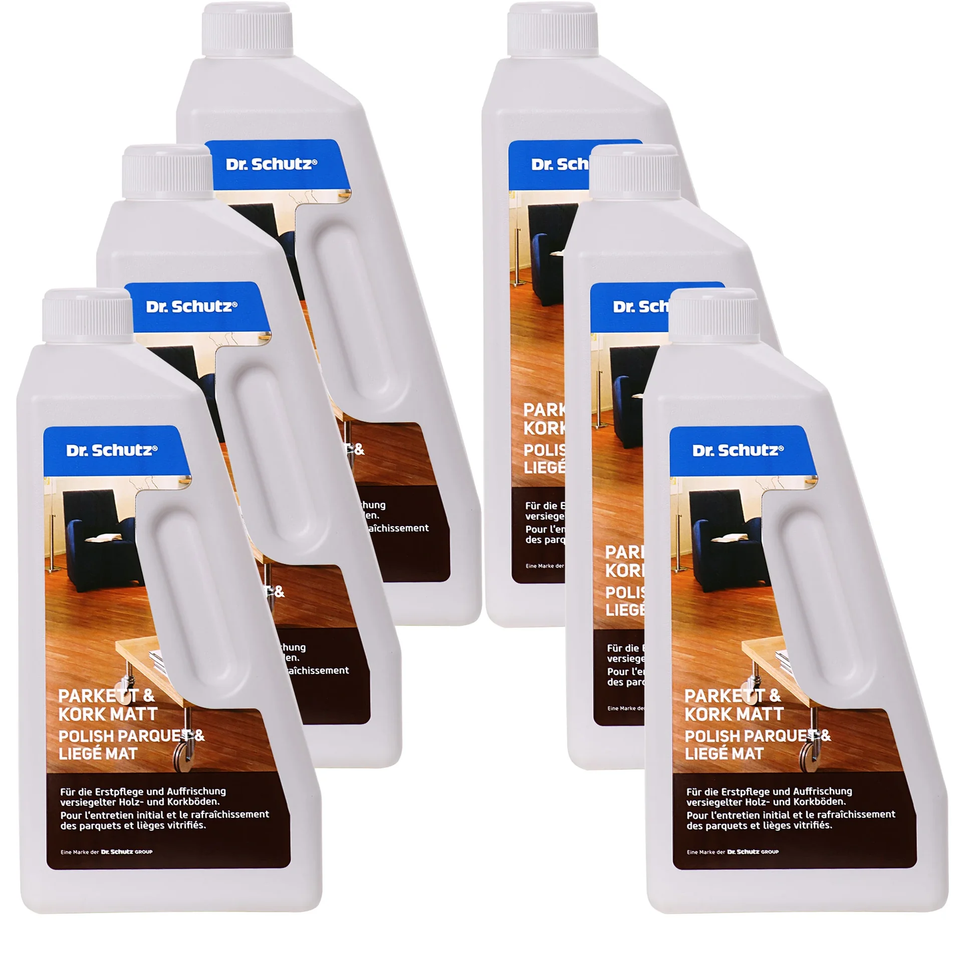 "DR. SCHUTZ Parkett & Kork Matt 6 x 750 ml image"