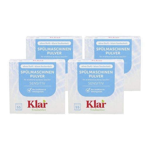 "KLAR Maschinenspülmittel 4 x 1,375 kg ohne Duft image"