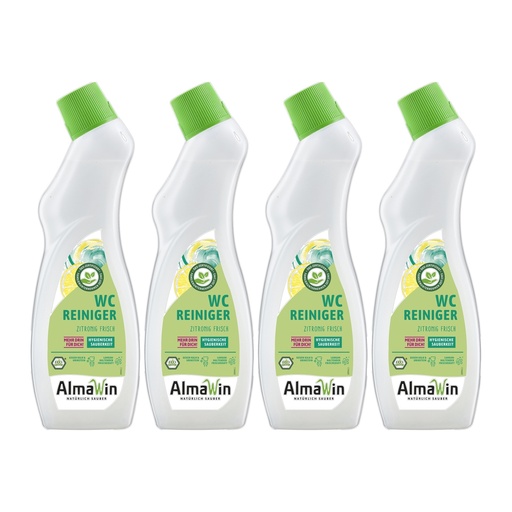 "ALMAWIN WC Reiniger 4 x 750 ml zitronig frisch image"
