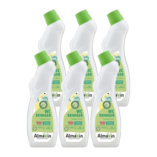 "ALMAWIN WC Reiniger 6 x 750 ml zitronig frisch image"