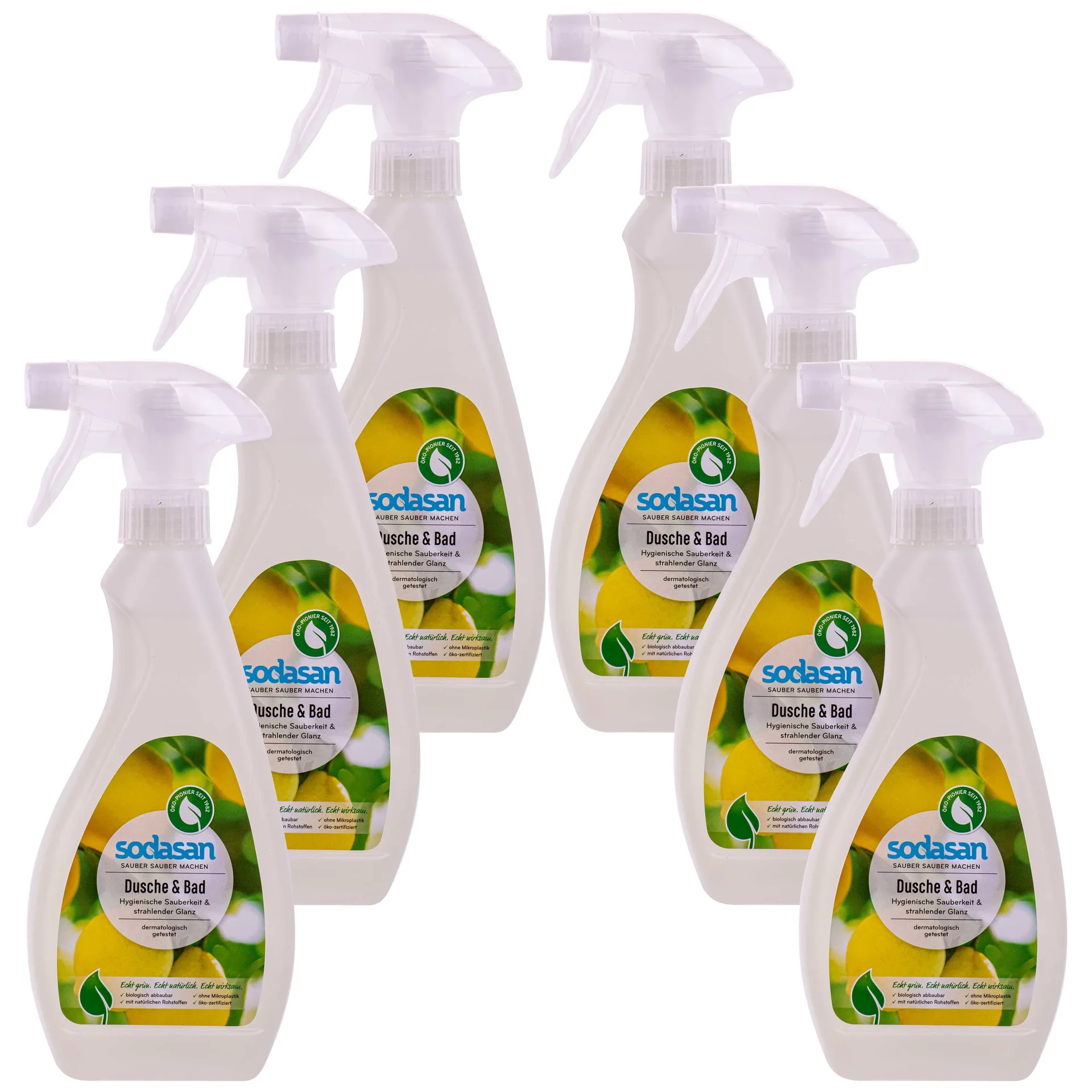 "SODASAN Dusche & Bad Reiniger 6 x 500 ml image"