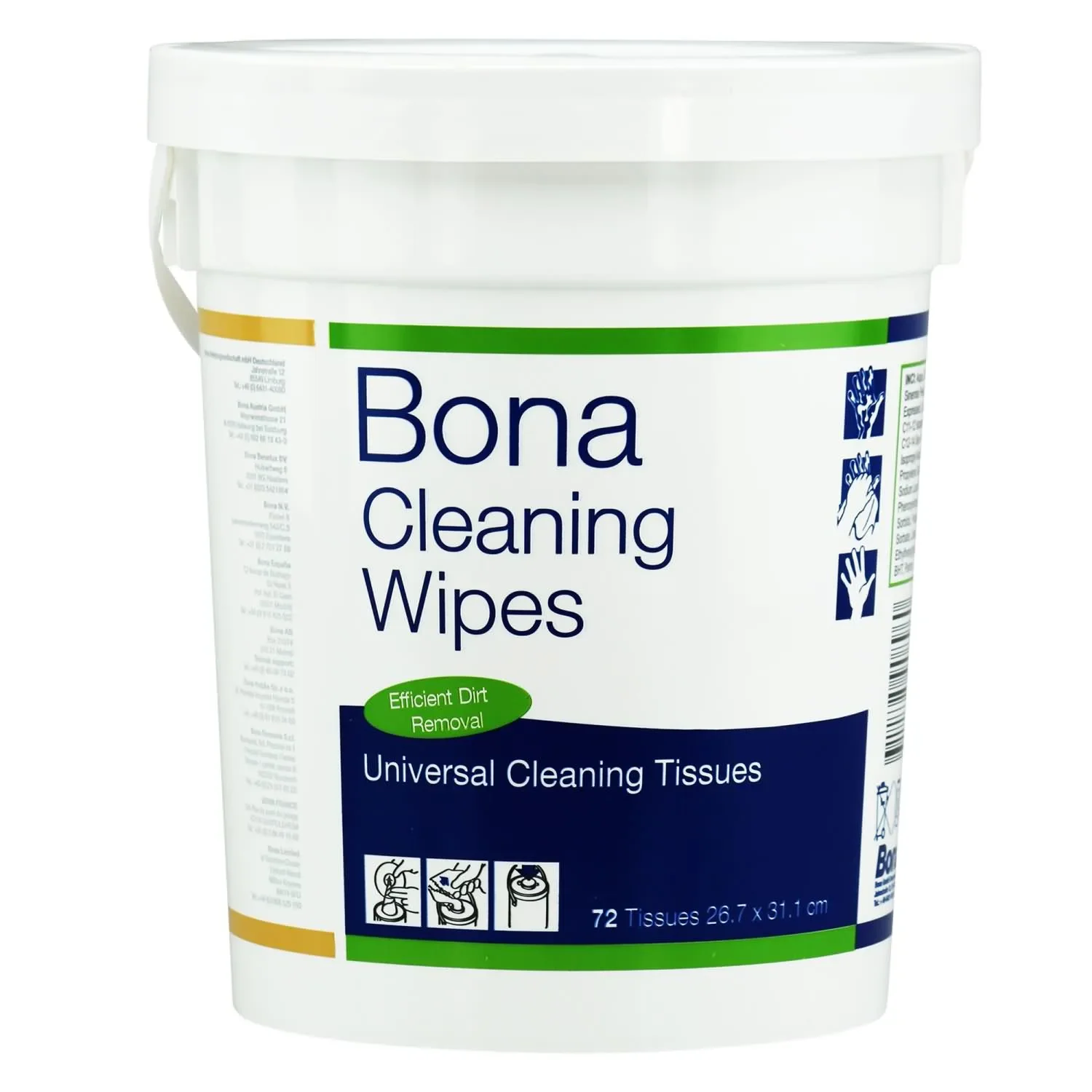 "BONA Cleaning Wipes Reinigungstücher Inhalt 72 Tücher image"