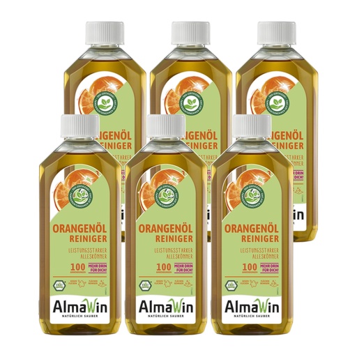 "ALMAWIN Orangenölreiniger 500 ml x 6 Flaschen Konzentrat image"