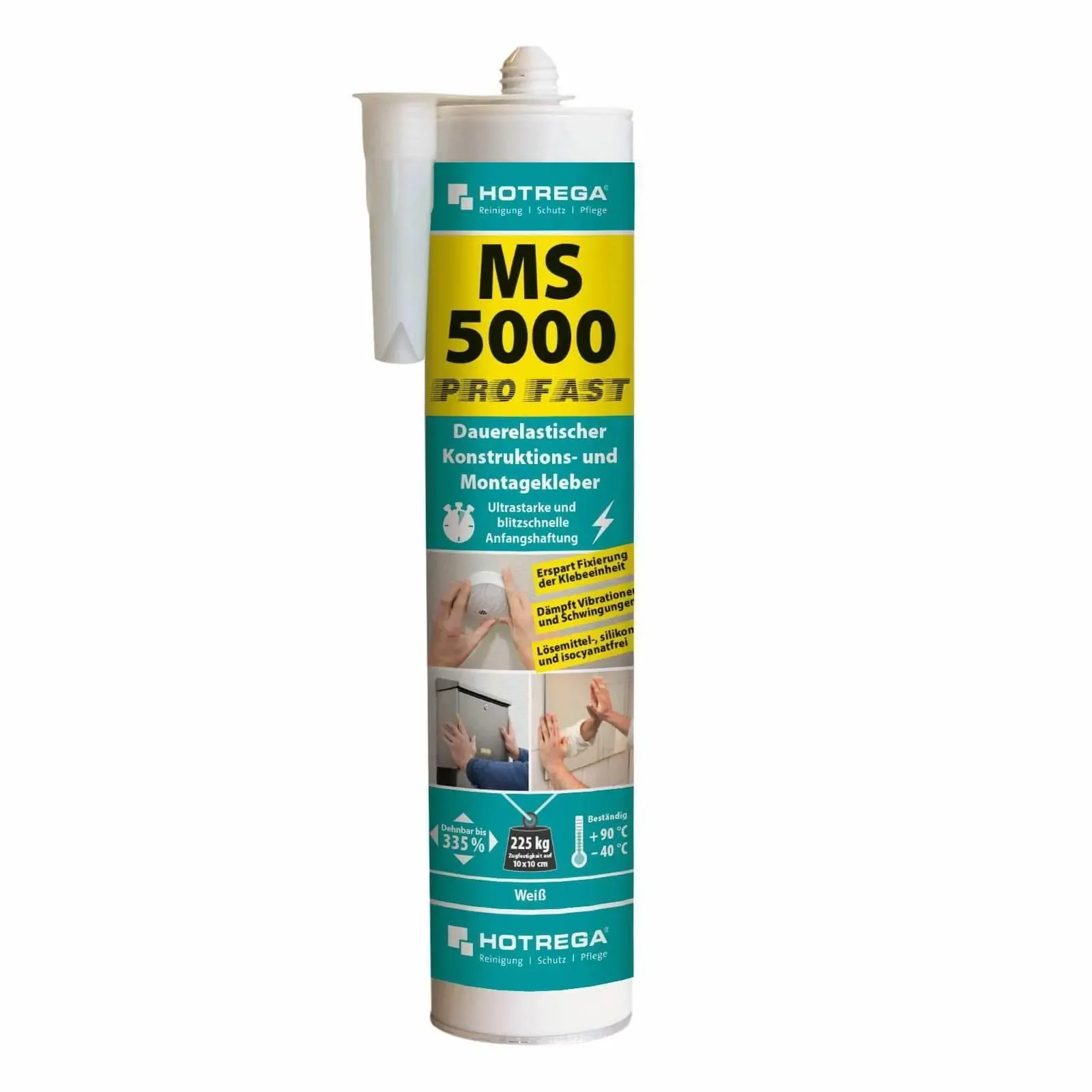 "HOTREGA MS 5000 ProFast 5 x 290 ml flexibler Konstruktionskleber / Montagekleber image"
