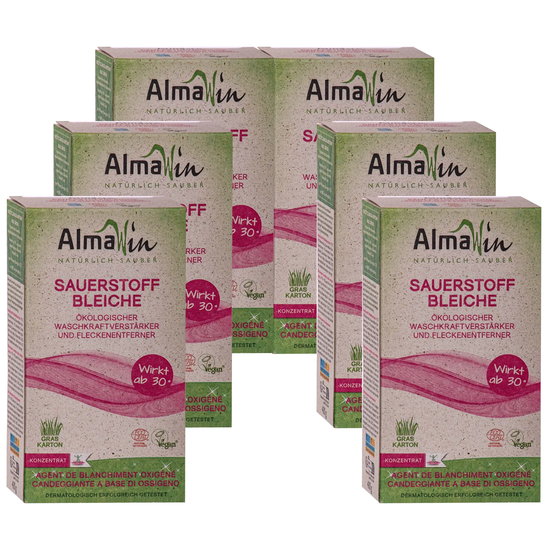 "ALMAWIN Sauerstoffbleiche 6 x 400 g wirksam ab 30°C image"