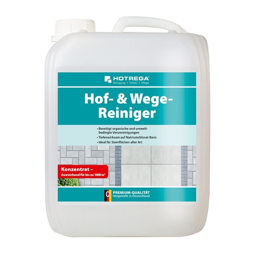 "HOTREGA Hof- & Wege Reiniger 3 x 5 Liter Konzentrat image"