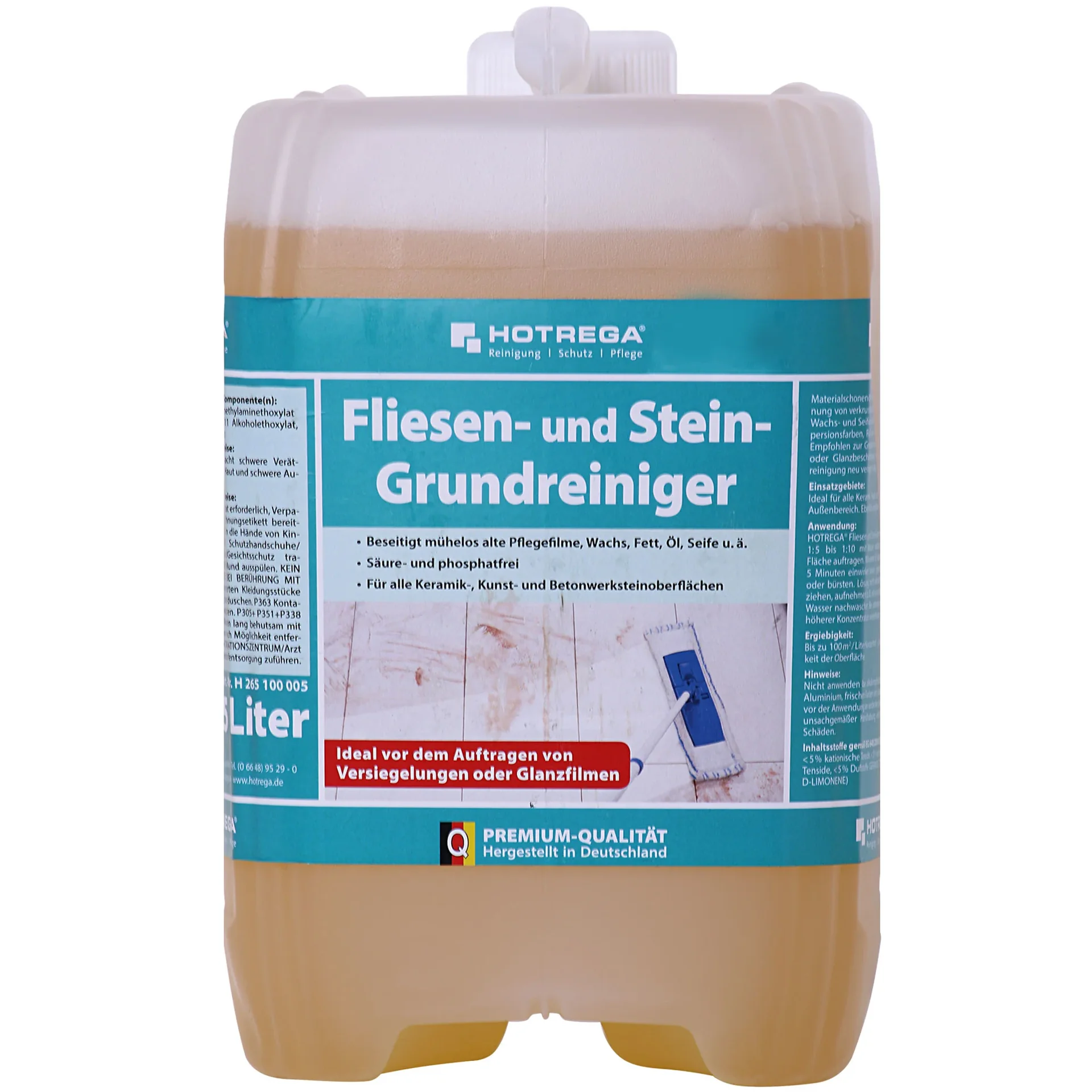 "HOTREGA Fliesen und Stein Grundreiniger 2 x 5 Liter Konzentrat image"