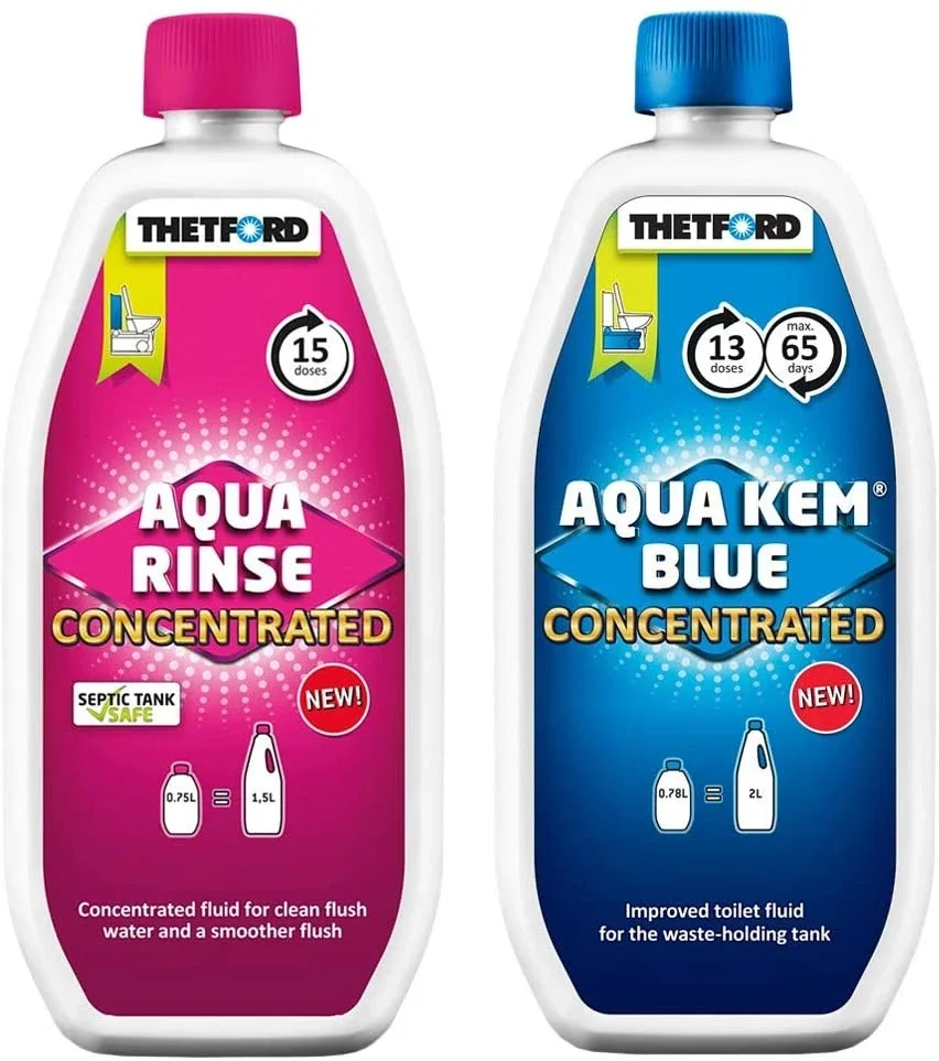 "THETFORD Duopack Aqua Kem Blue 0,78 Liter & Aqua Rinse 0,75 Liter image"