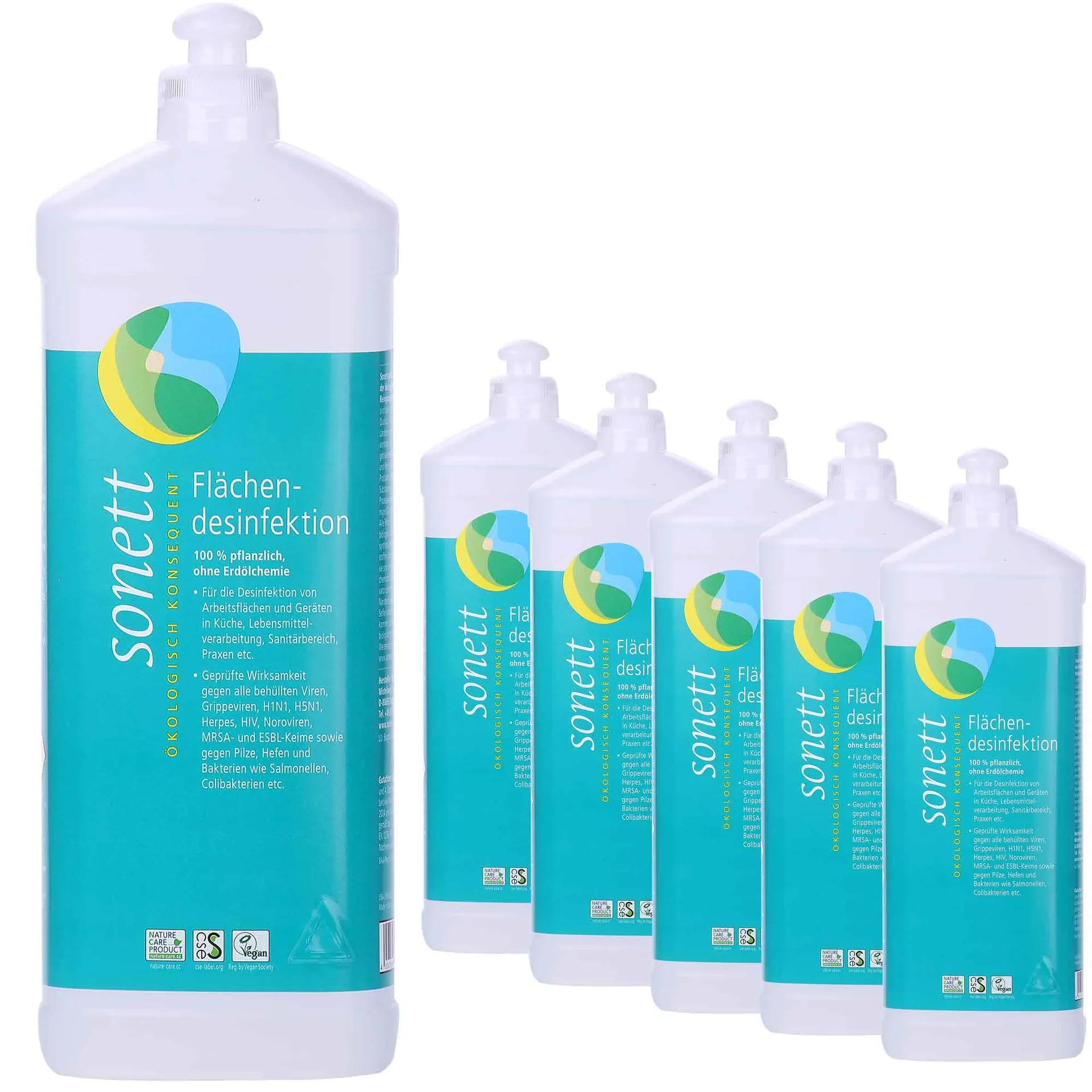 "SONETT Flächendesinfektion 6 x 1 Liter DVG gelistet image"