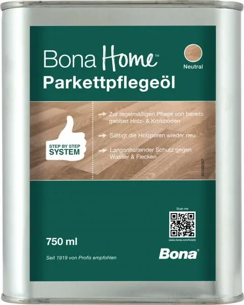 "BONA Home Parkettpflegeöl 750 ml neutral image"