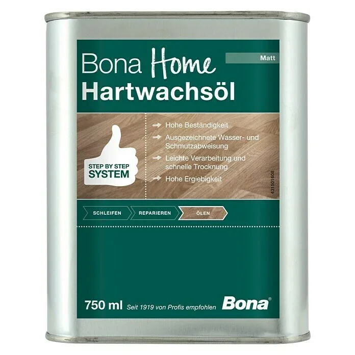 "BONA Home Hartwachsöl 750 ml matt image"