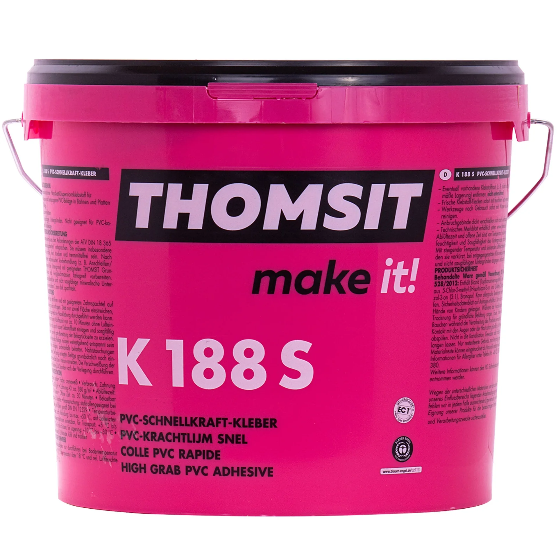 "THOMSIT K 188 S PVC-Schnellkraftkleber 14kg image"