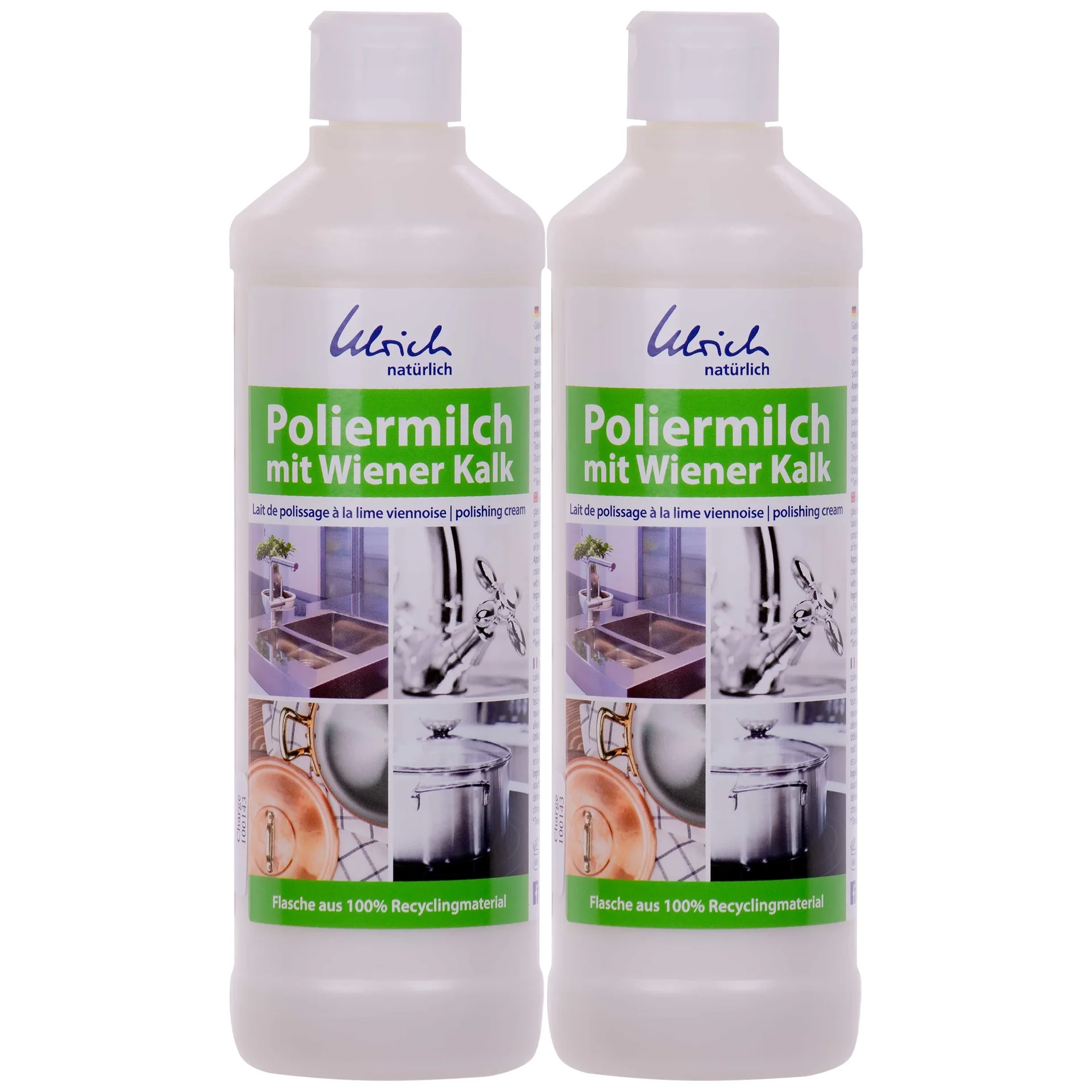 "ULRICH natürlich Poliermilch mit Wiener Kalk 2 x 500 ml image"