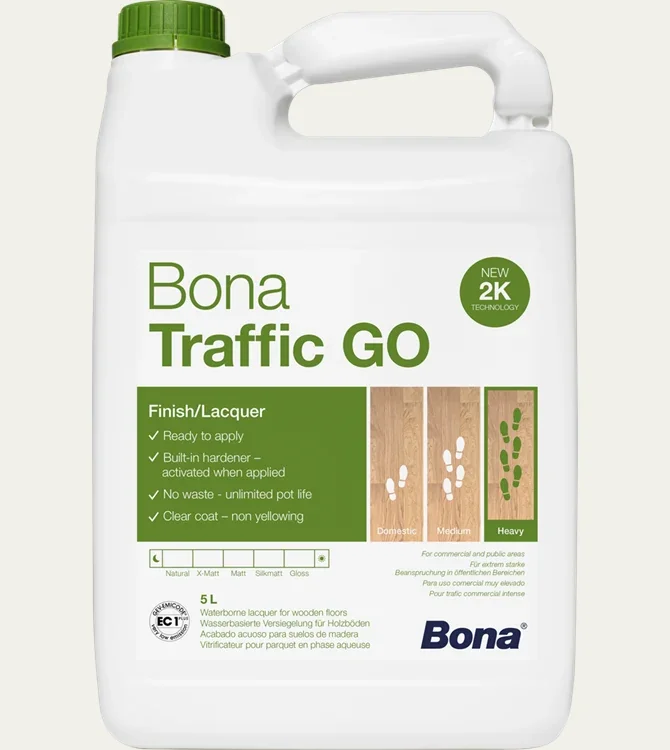"BONA TRAFFIC GO 2K-Parkettlack 5 Liter Matt image"