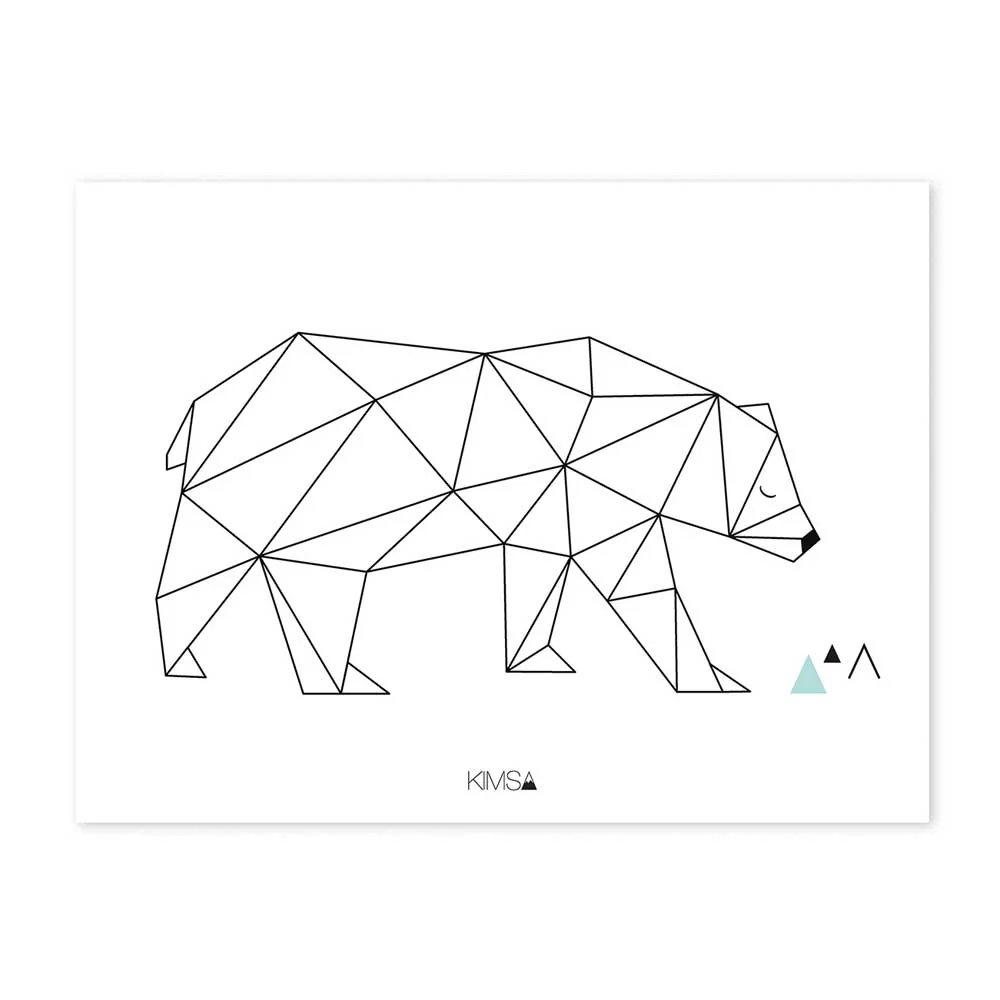 "Lilipinso Poster Origami Bär image"