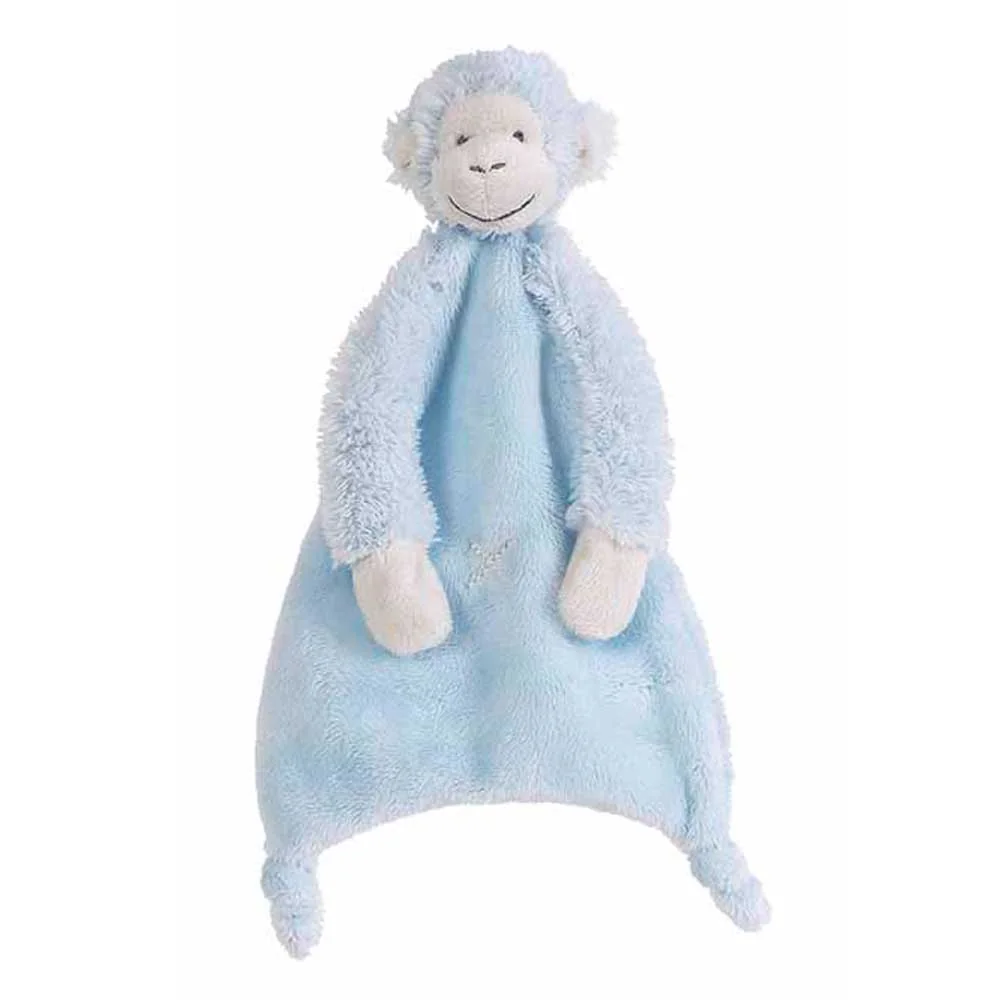 "Happy Horse Baby Schmusetuch Affe Mickey blau image"
