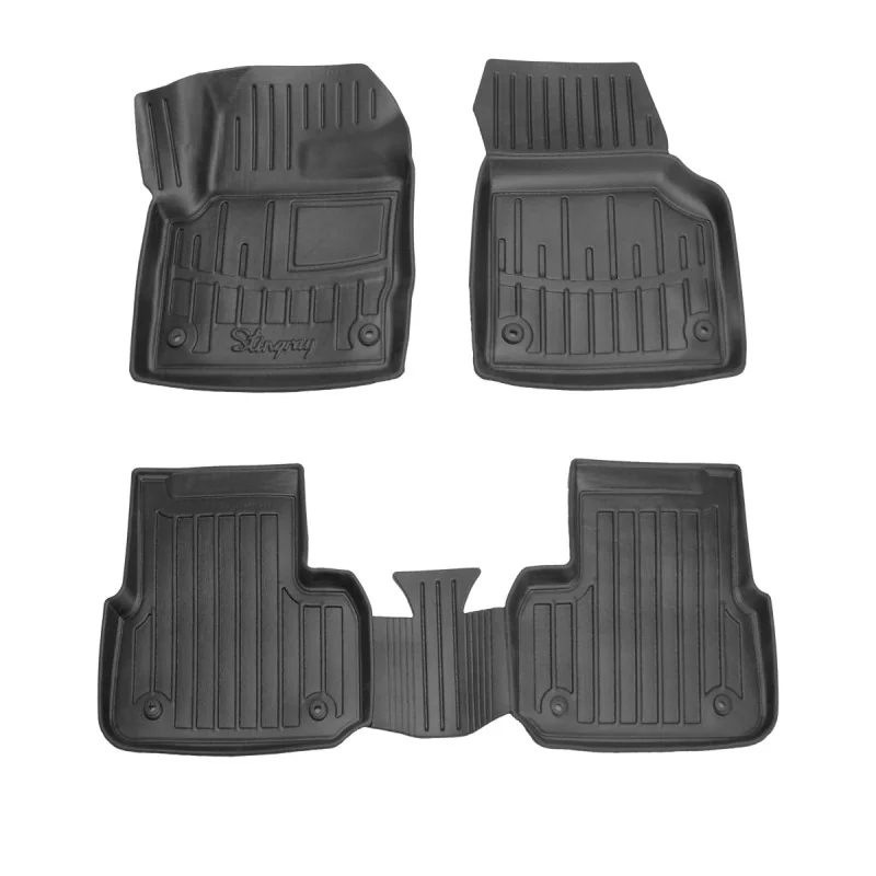 "Gummifußmatten Auto für LAND ROVER Discovery Sport (L550) (2014-2019), 3D, passgenaue Autofußmatten image"