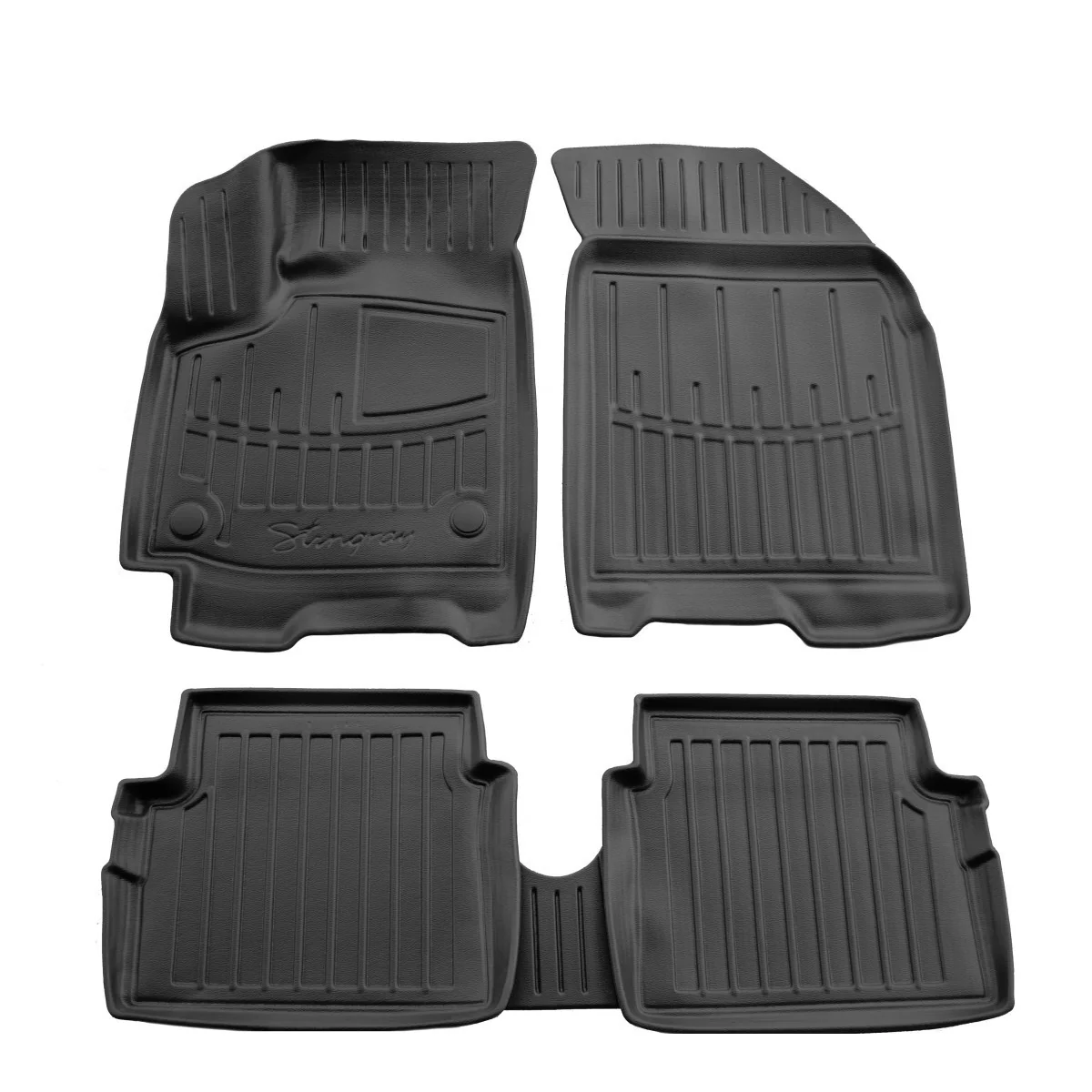 "Gummifußmatten Auto für CHEVROLET Aveo T250 (2005-2011), 3D, passgenau image"