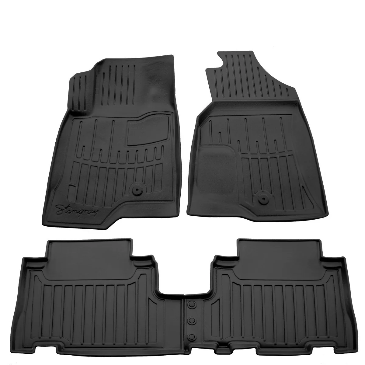 "Gummifußmatten Auto, 3D Autofußmatten, Passform Gummimatten, CHEVROLET Captiva (2006-2011) image"