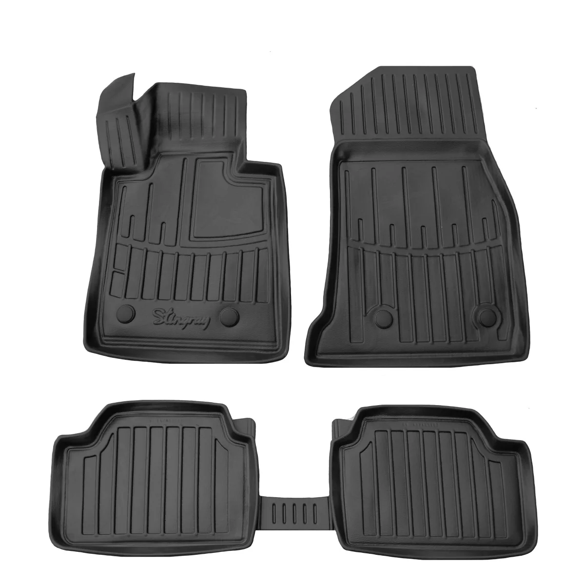 "Gummifußmatten BMW 1er, 3D, passgenau, Gummimatten Auto image"