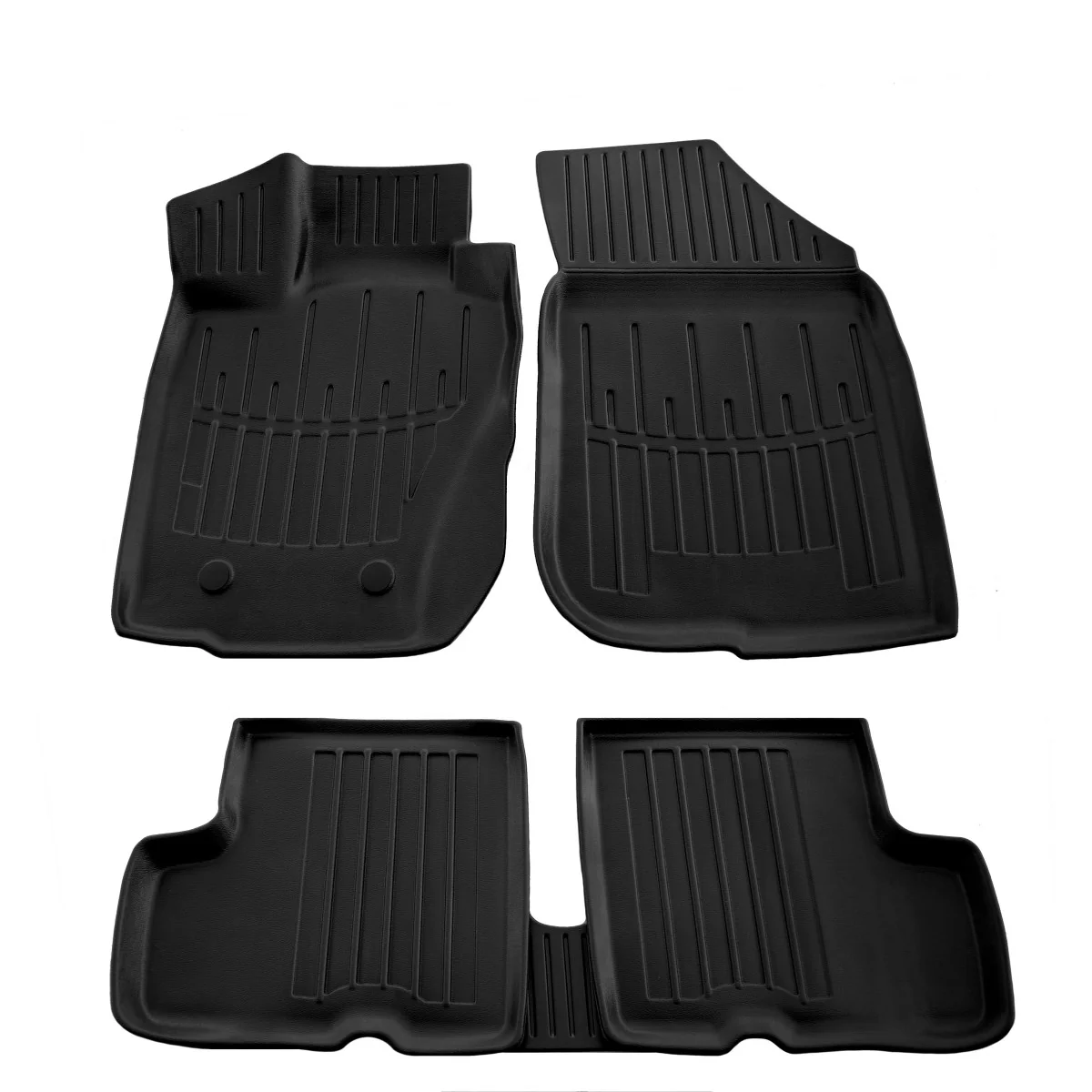 "Gummifußmatten 3D, passgenaue Autofußmatten für Duster (2010-2015) 4WD image"