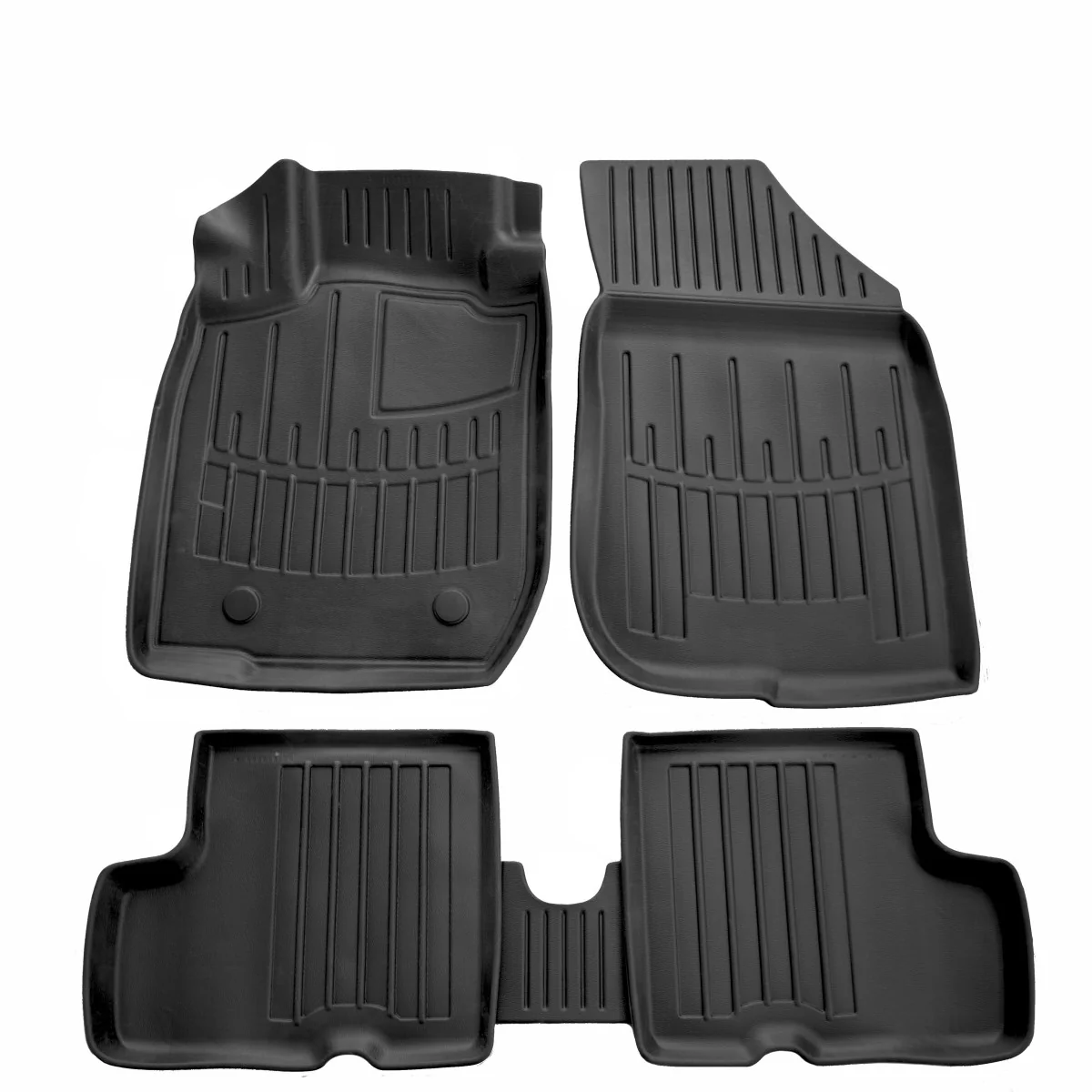 Fußmatten Dacia Duster, 3D Gummifußmatten, passgenau, (2015-2018) 2WD