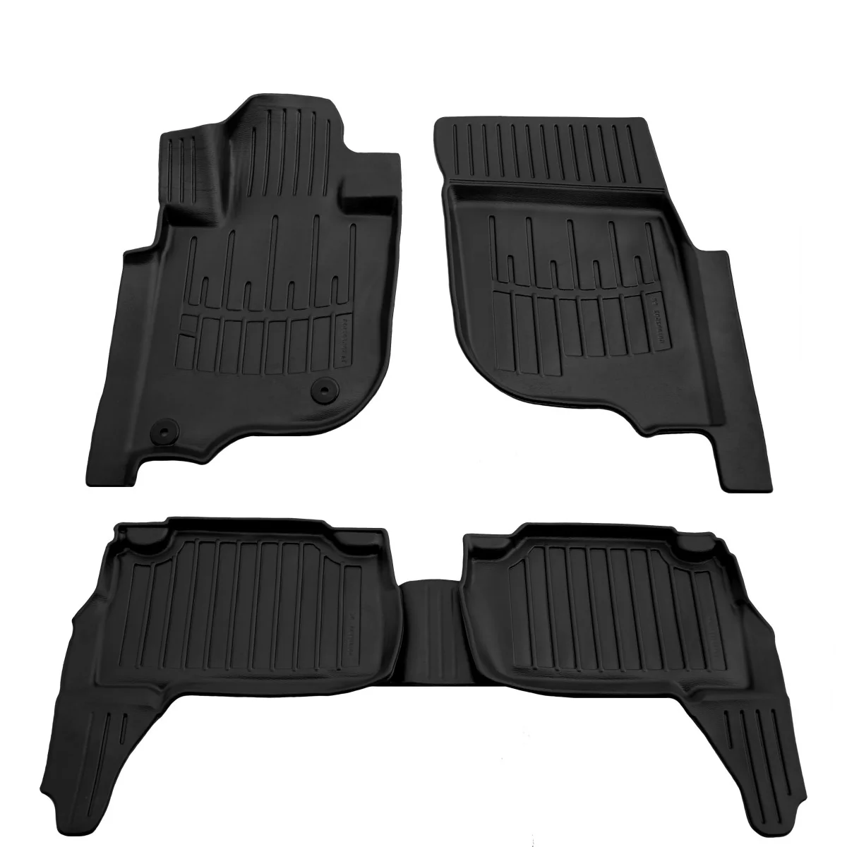 "3D Gummifußmatten Auto für FIAT Fullback (2016-2018), passgenau, Polyurethan, 35mm Rand image"