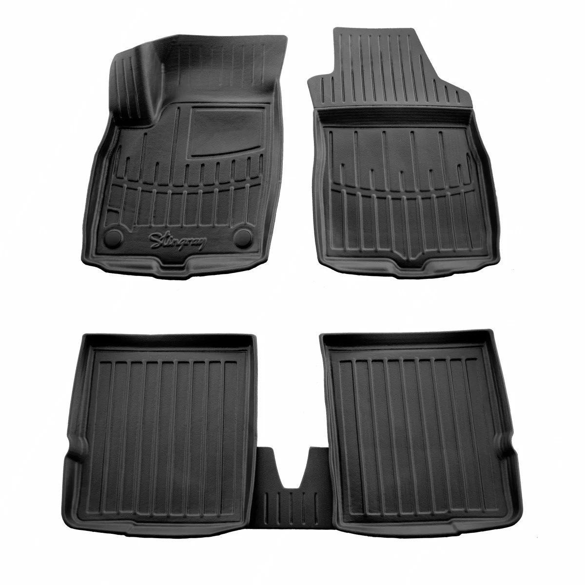 "Gummifußmatten Auto für FIAT Panda II (169) (2003-2012), 3D, passgenau image"
