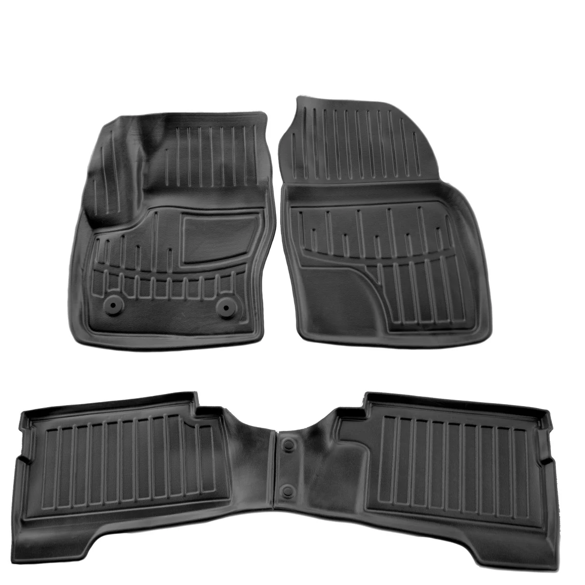 "Fußmatten Auto, Gummimatten Auto 3D für FORD C-Max (Hybrid) (2010-2019), passgenaue Autofußmatten image"