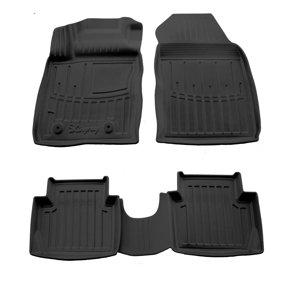 "Fußmatten Auto, Gummimatten 3D für FORD EcoSport II (2013-2023), passgenaue Autofußmatten image"