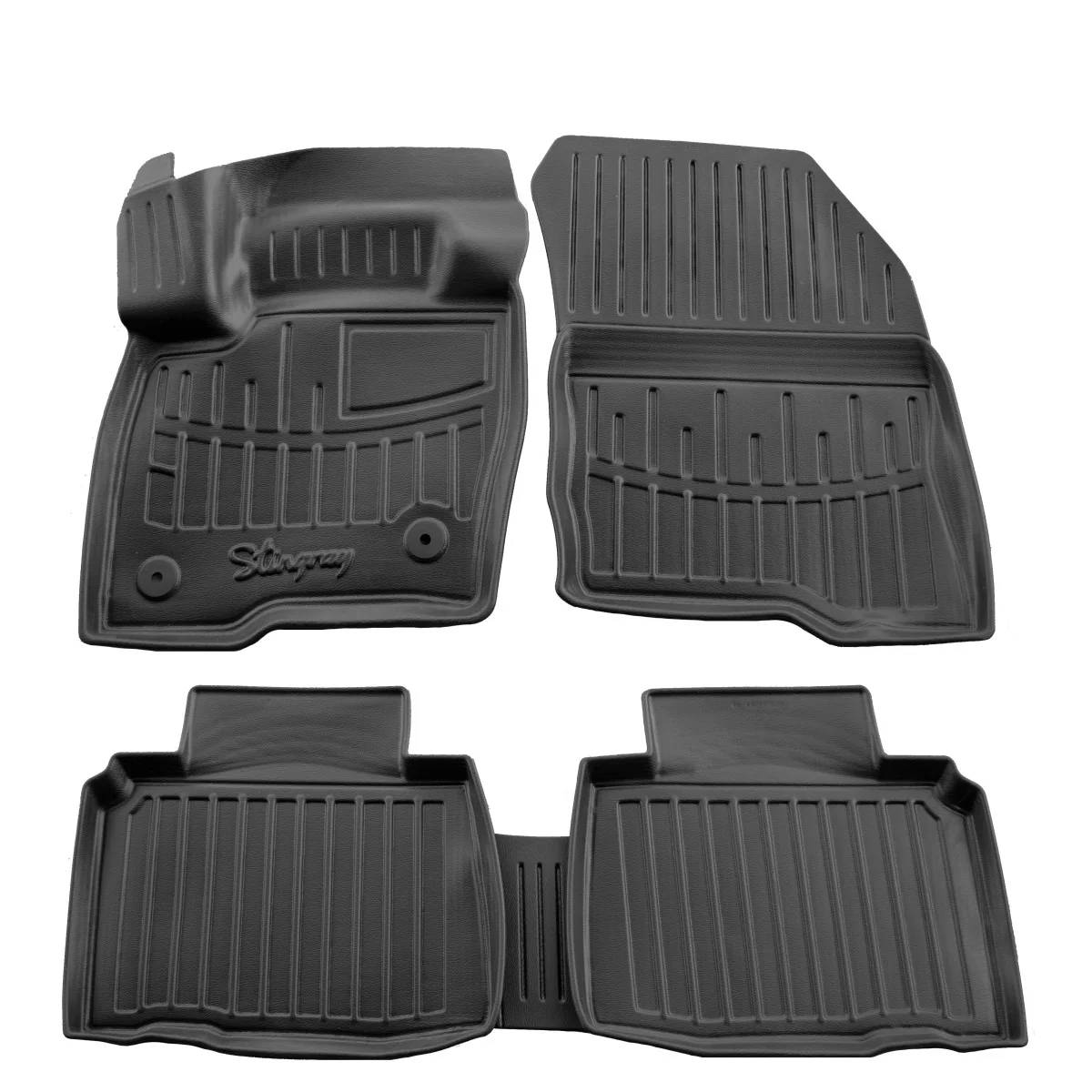 "Fußmatten Auto, Gummimatten Auto 3D für FORD Edge (CD539) (2014-2020), passgenaue, Polyurethan, rutschfest image"