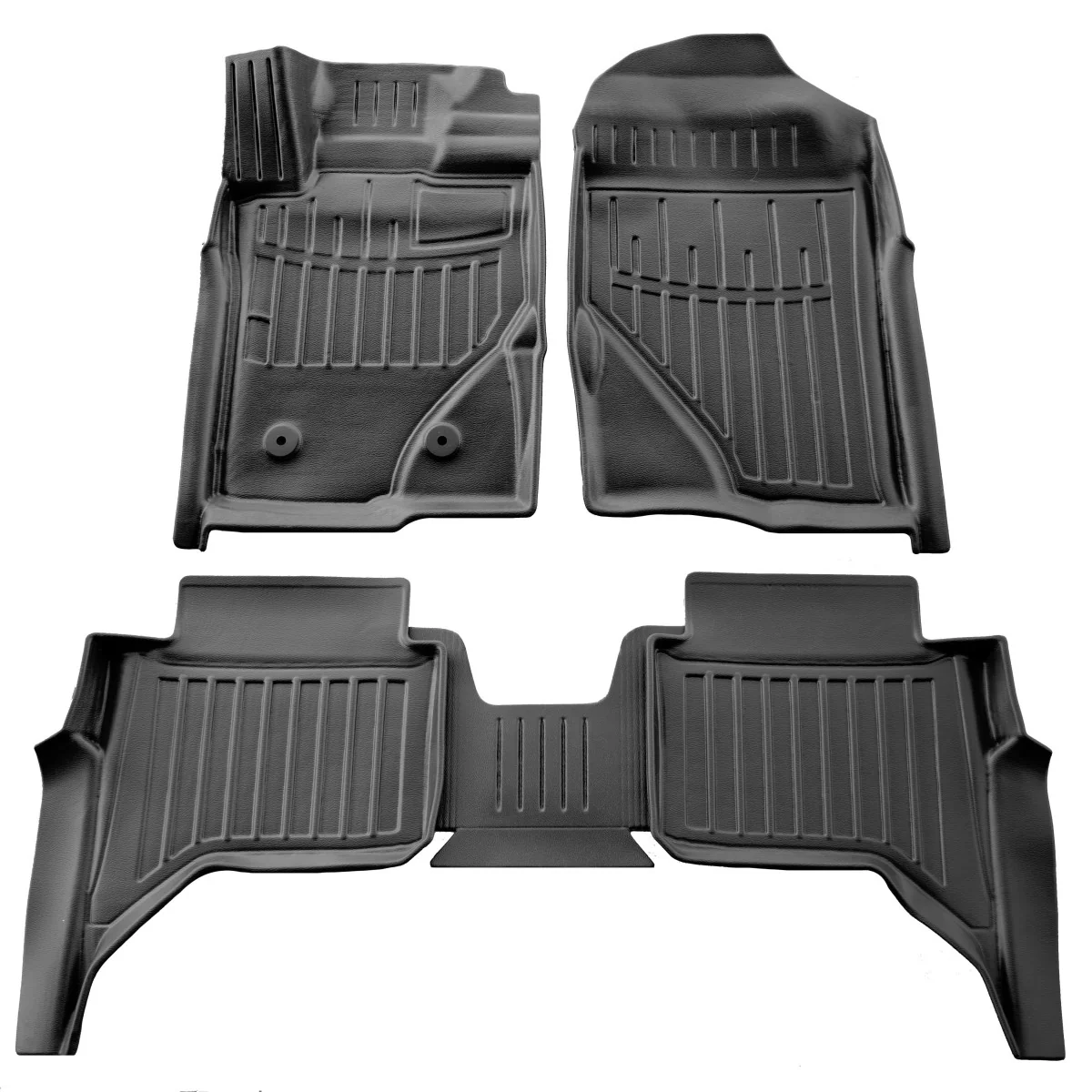 "Gummifußmatten Auto für FORD Ranger (P703) (2022-...), 3D, passgenau, hochwertig, Polyurethan image"