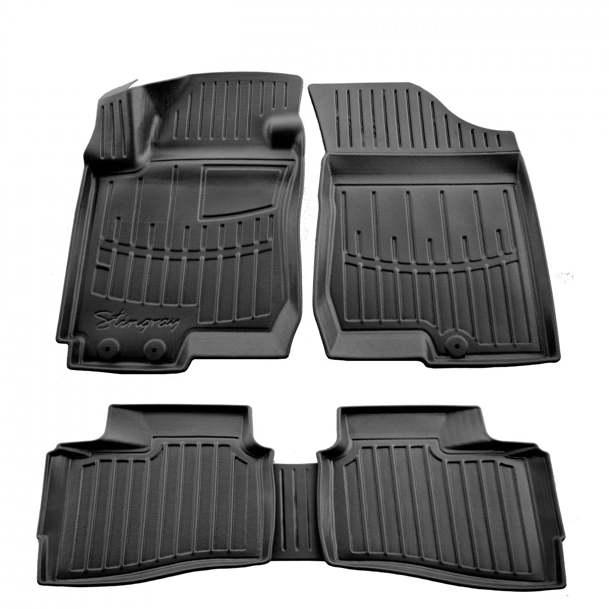 Gummifußmatten Auto für HYUNDAI i30cw (FD) (2007-2012), 3D, passgenau, geruchlos, mit hohen Rändern